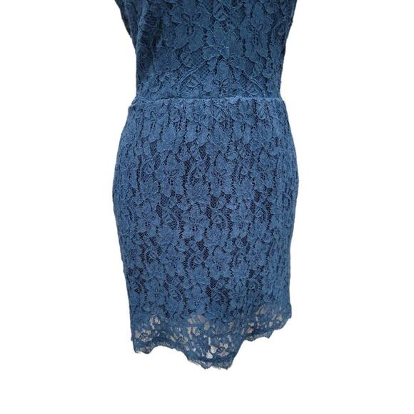 Aritzia Babaton Women's Tobias‎ Eyelash Lace Mini Dress Size 6 - Picture 4 of 14